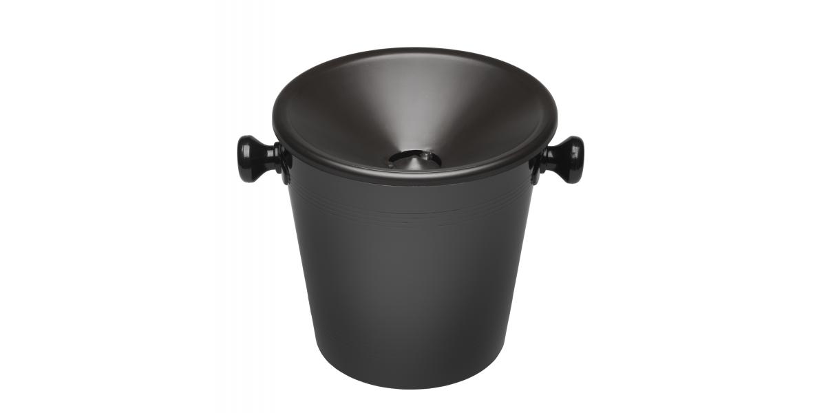 Sparkling wine cooler / spittoon 4 L, black Austrian Wine Shop