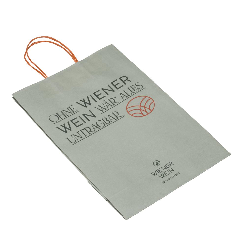 Wiener Wein Papiertragetasche im Karton zu je 125 Stk