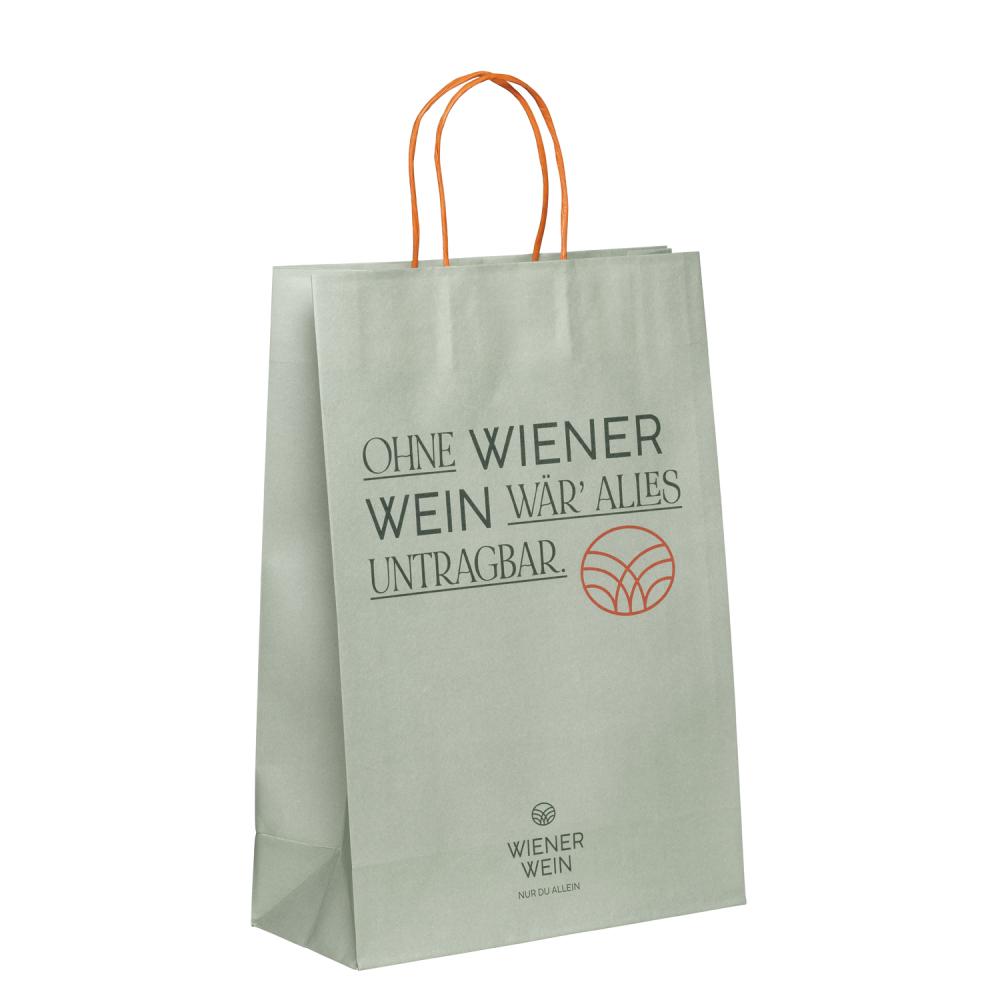 Wiener Wein Papiertragetasche im Karton zu je 125 Stk