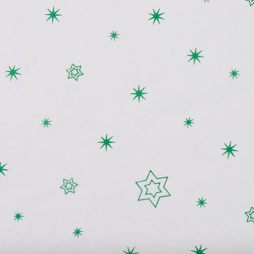 Wickelpapier Sterne grün