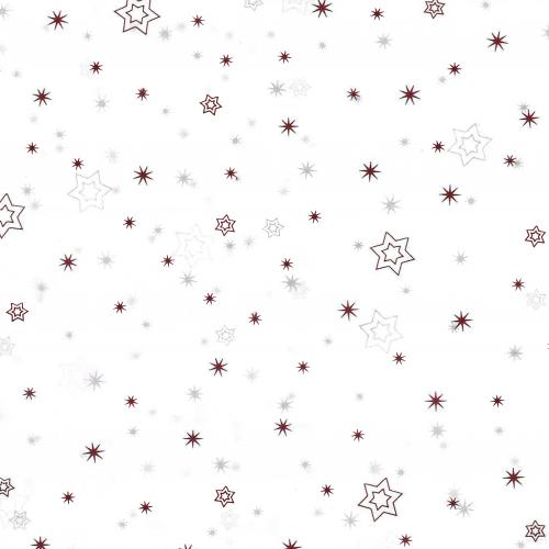 Wickelpapier - Motiv "Sterne" rot
